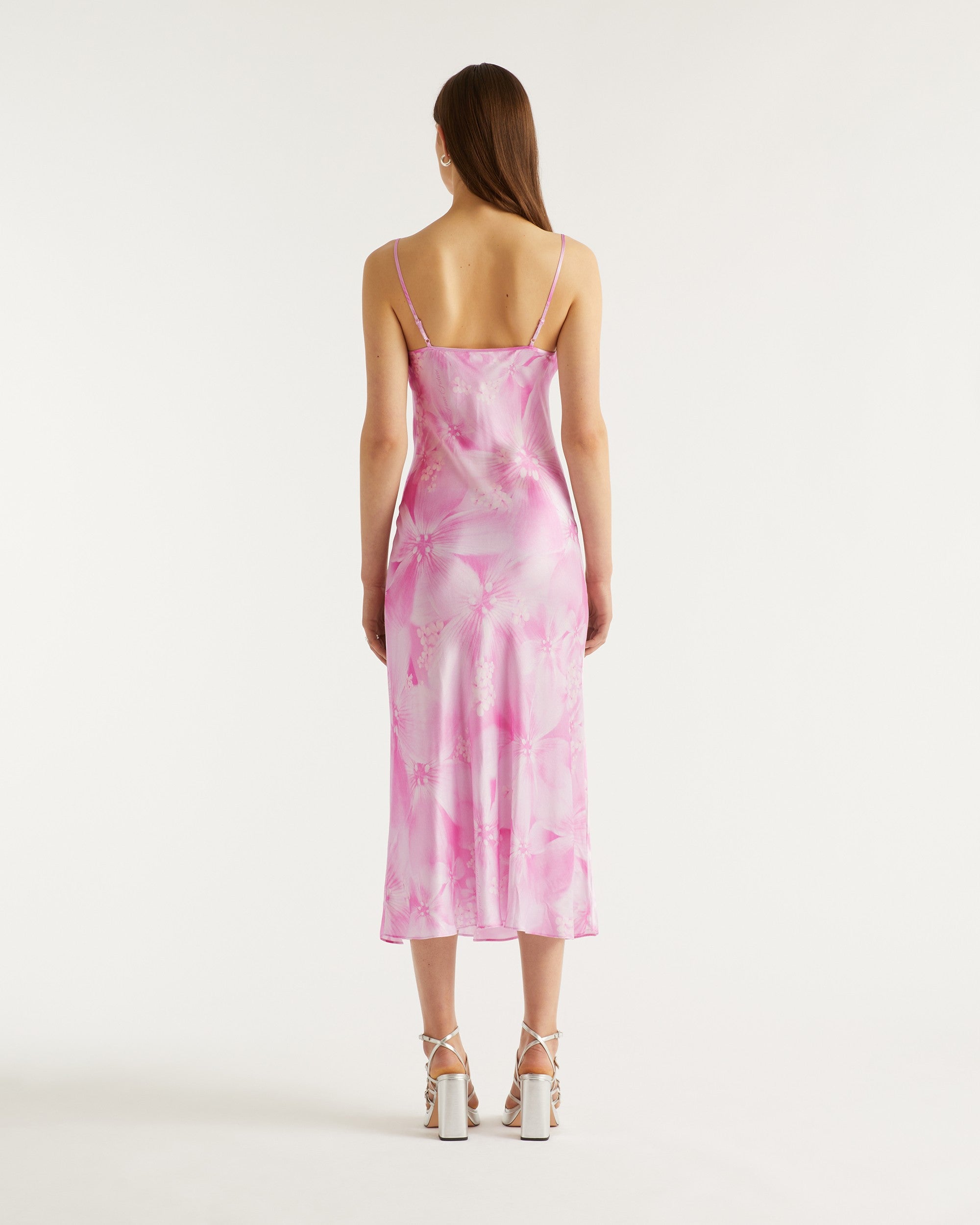Robe Longue Bretelle Gisele ( S23 / FEMME / Magic Flowers Rose )