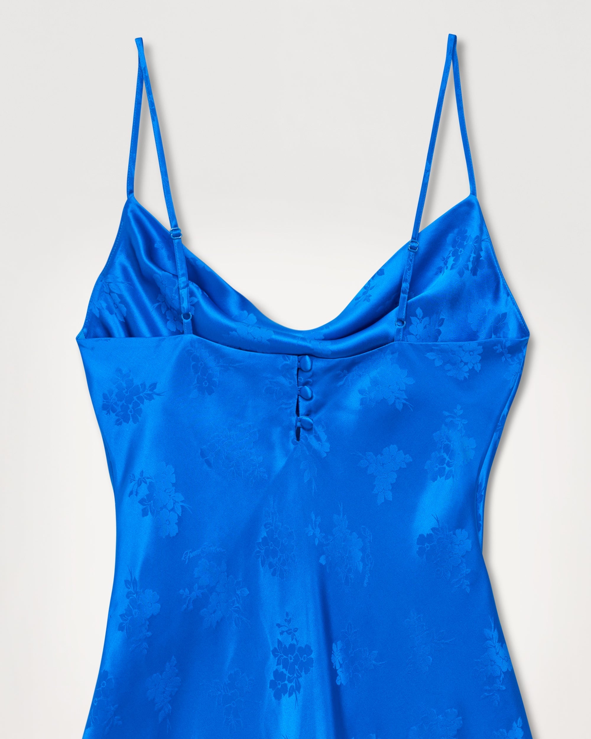 Robe Courte Bretelle Angele ( S23 / FEMME / Jacquard Bleu )